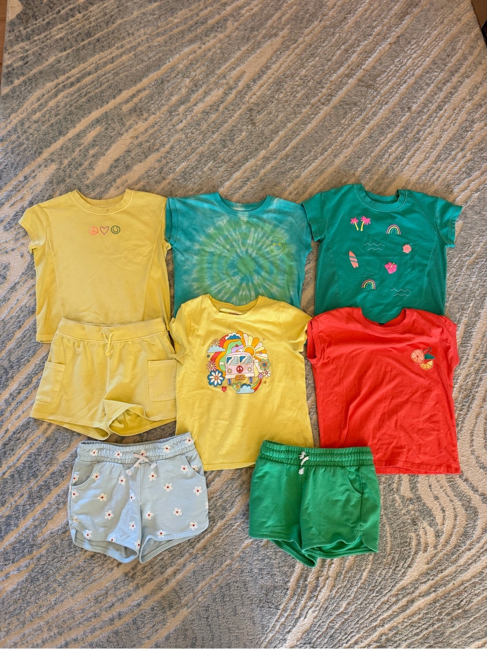 Lot of Girls Cat & Jack Size 8 Summer Outfits